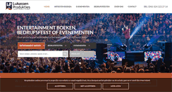 Desktop Screenshot of lukassenprodukties.nl